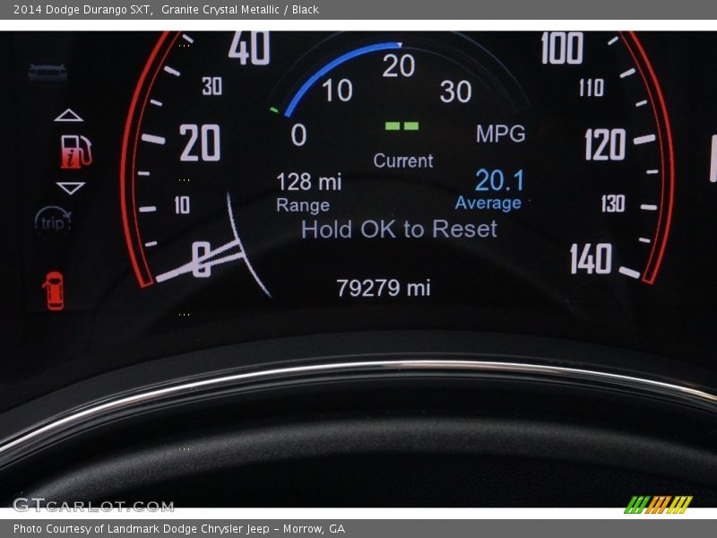 Granite Crystal Metallic / Black 2014 Dodge Durango SXT