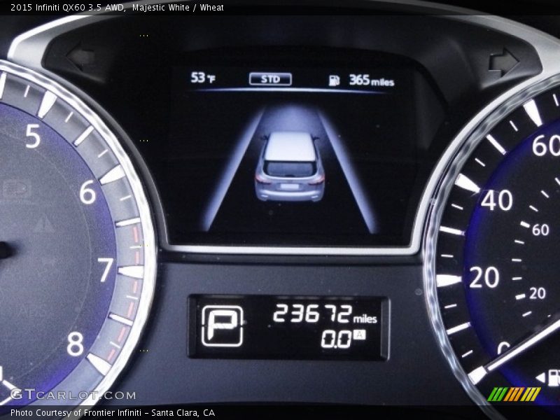 Majestic White / Wheat 2015 Infiniti QX60 3.5 AWD