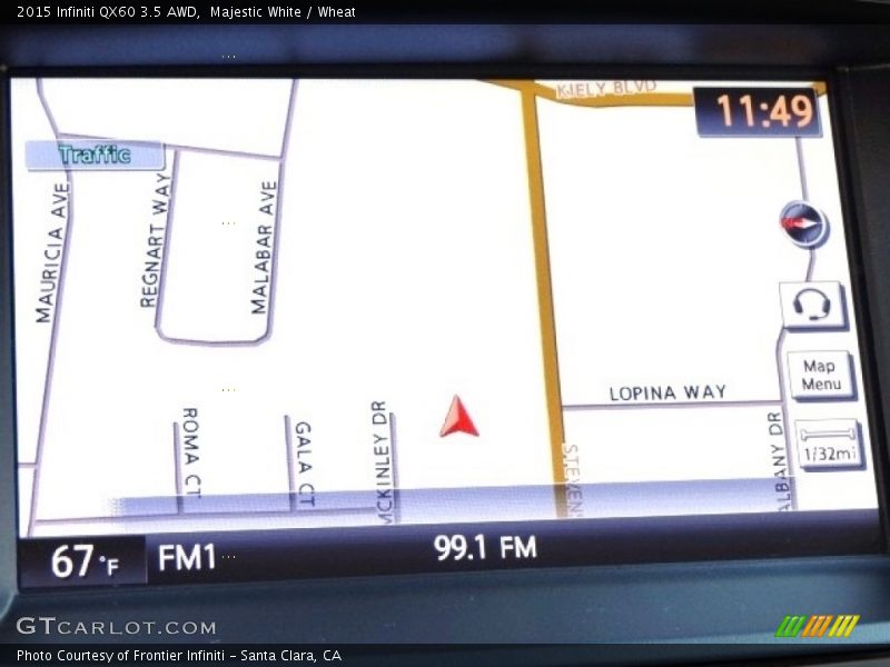 Majestic White / Wheat 2015 Infiniti QX60 3.5 AWD