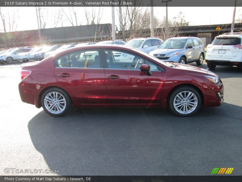 Venetian Red Pearl / Black 2016 Subaru Impreza 2.0i Premium 4-door