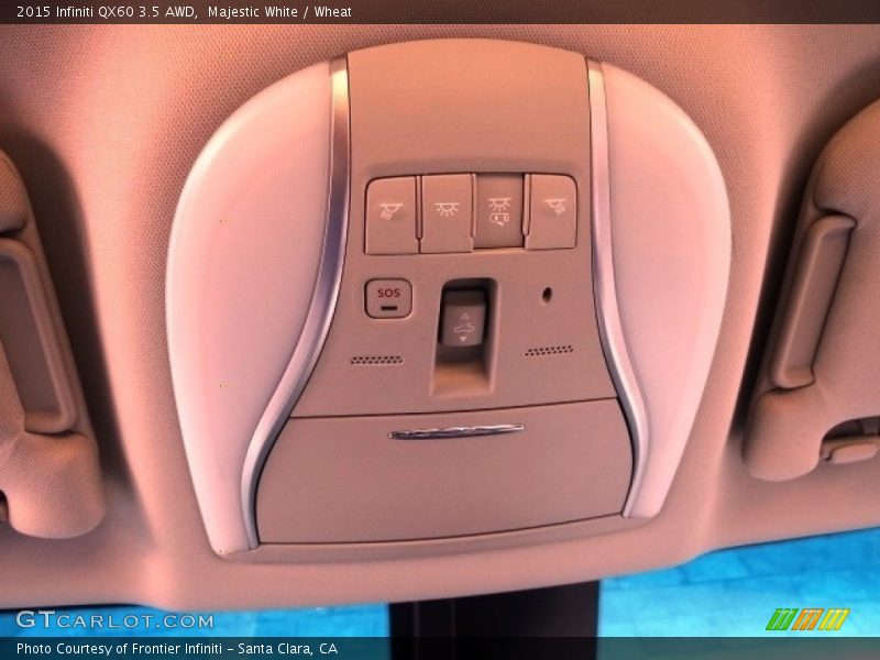Majestic White / Wheat 2015 Infiniti QX60 3.5 AWD