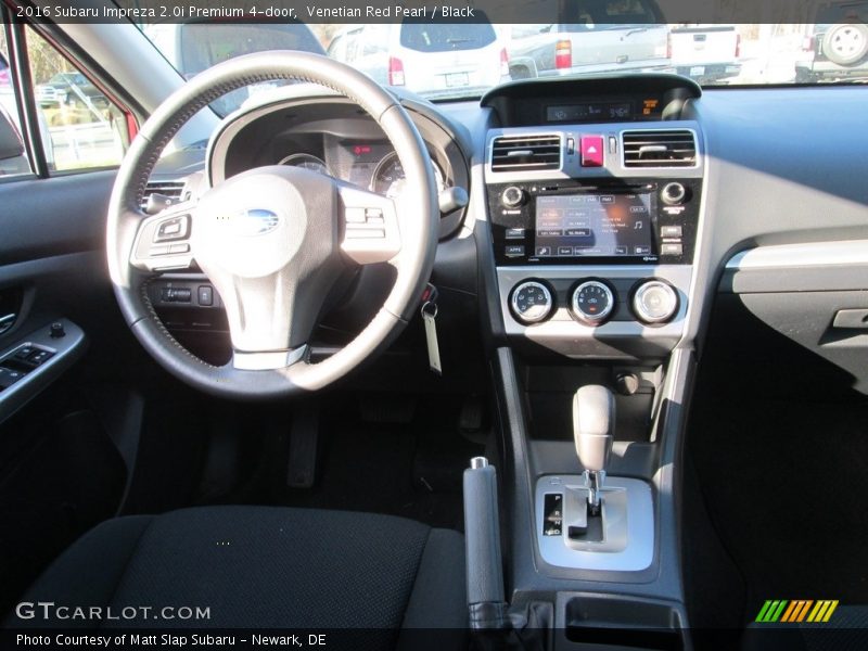 Venetian Red Pearl / Black 2016 Subaru Impreza 2.0i Premium 4-door