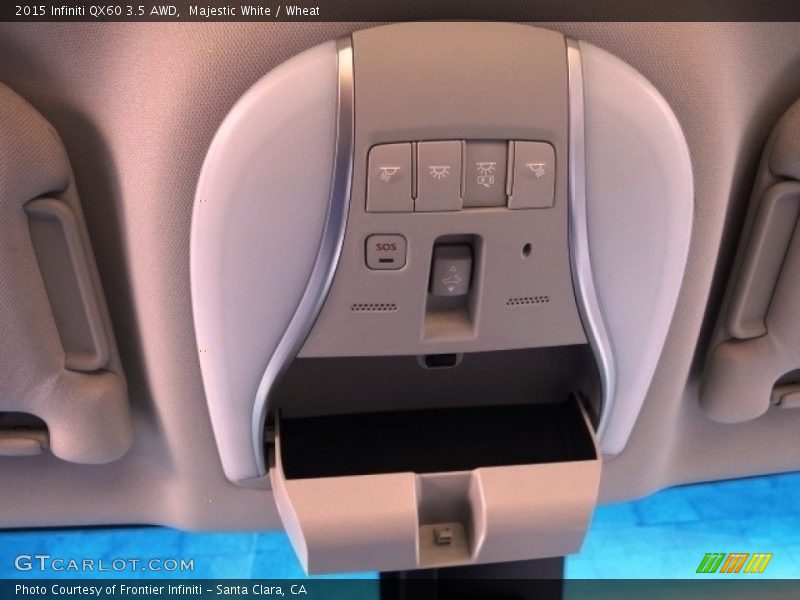 Majestic White / Wheat 2015 Infiniti QX60 3.5 AWD