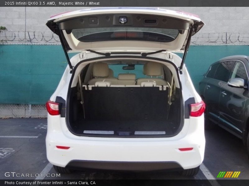 Majestic White / Wheat 2015 Infiniti QX60 3.5 AWD