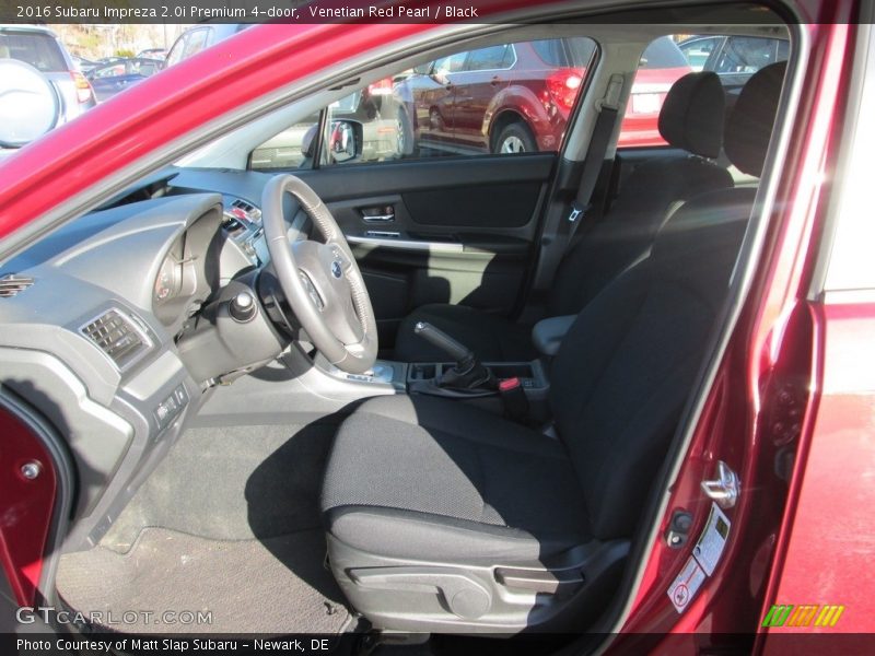 Venetian Red Pearl / Black 2016 Subaru Impreza 2.0i Premium 4-door
