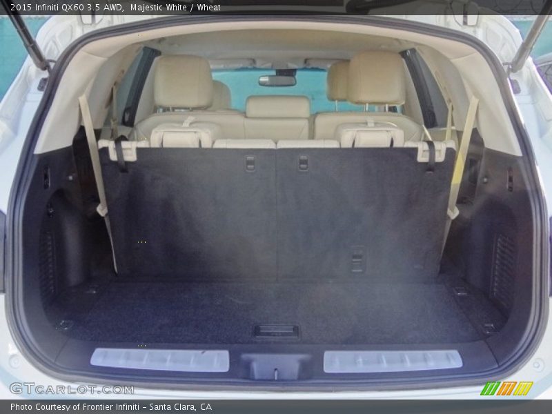 Majestic White / Wheat 2015 Infiniti QX60 3.5 AWD