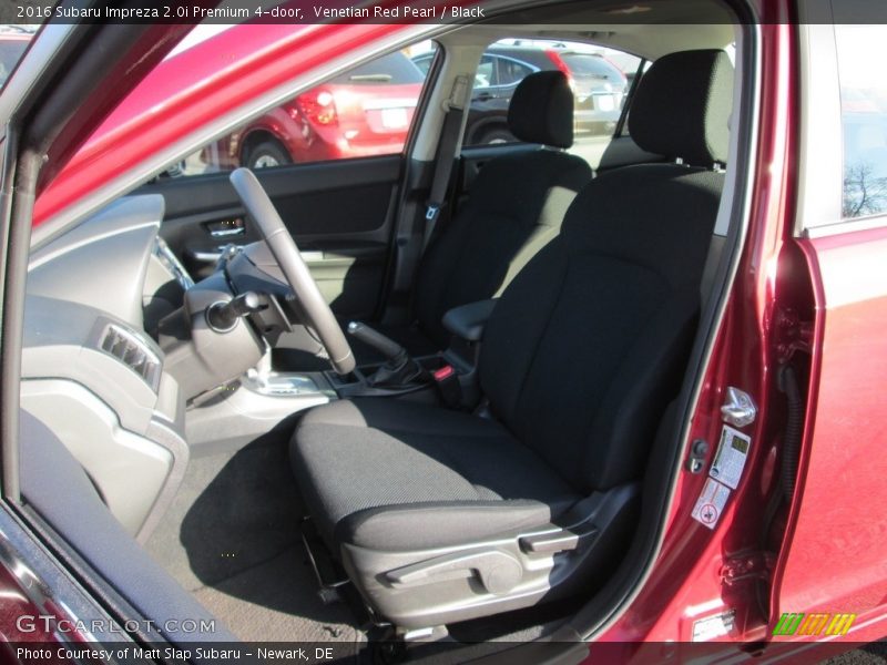 Venetian Red Pearl / Black 2016 Subaru Impreza 2.0i Premium 4-door