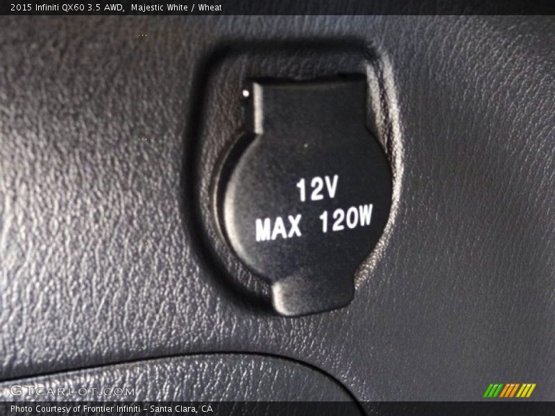 Majestic White / Wheat 2015 Infiniti QX60 3.5 AWD