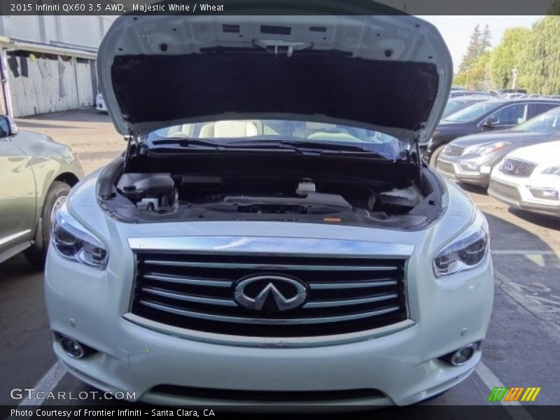 Majestic White / Wheat 2015 Infiniti QX60 3.5 AWD