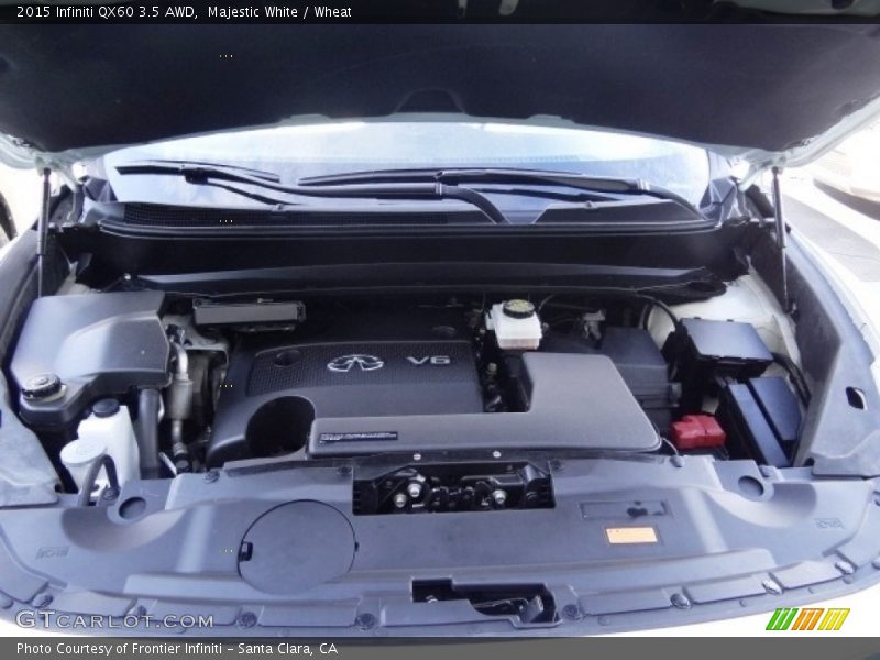 Majestic White / Wheat 2015 Infiniti QX60 3.5 AWD