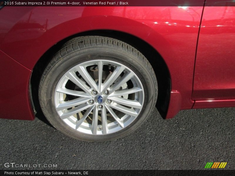 Venetian Red Pearl / Black 2016 Subaru Impreza 2.0i Premium 4-door