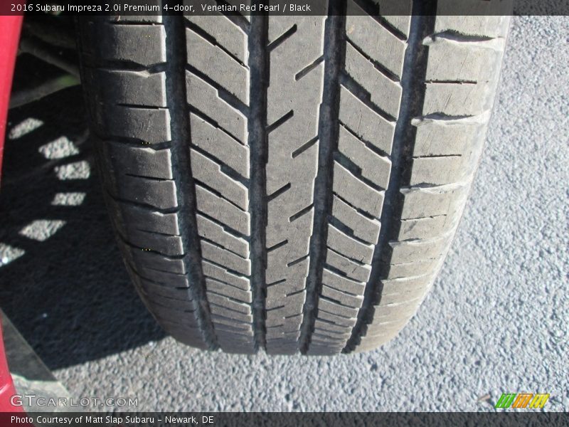 Venetian Red Pearl / Black 2016 Subaru Impreza 2.0i Premium 4-door