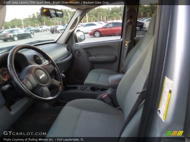 Bright Silver Metallic / Medium Slate Gray 2005 Jeep Liberty CRD Sport 4x4