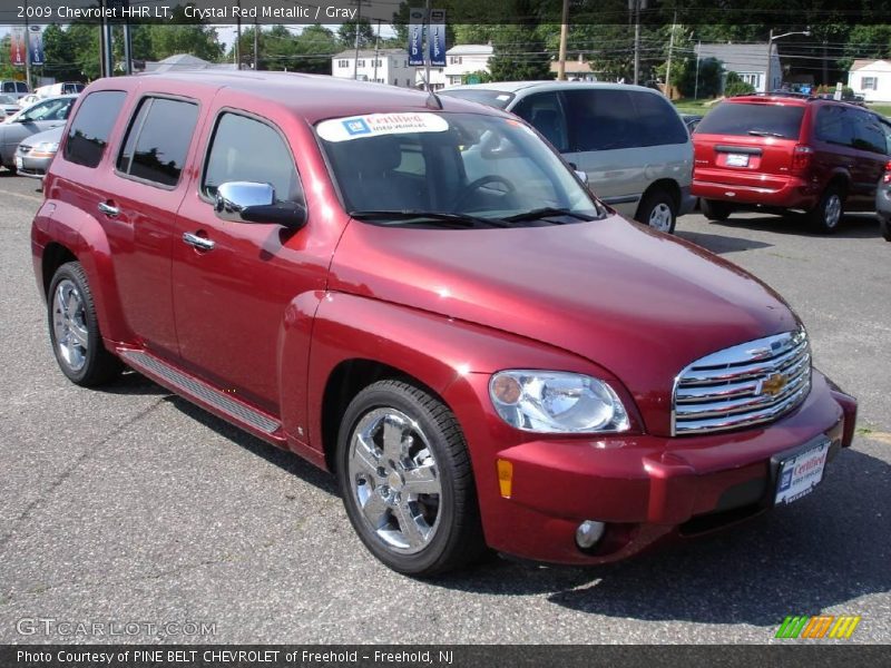 Crystal Red Metallic / Gray 2009 Chevrolet HHR LT