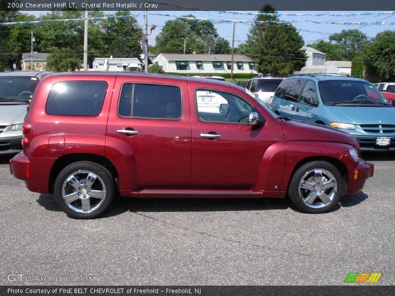 Crystal Red Metallic / Gray 2009 Chevrolet HHR LT
