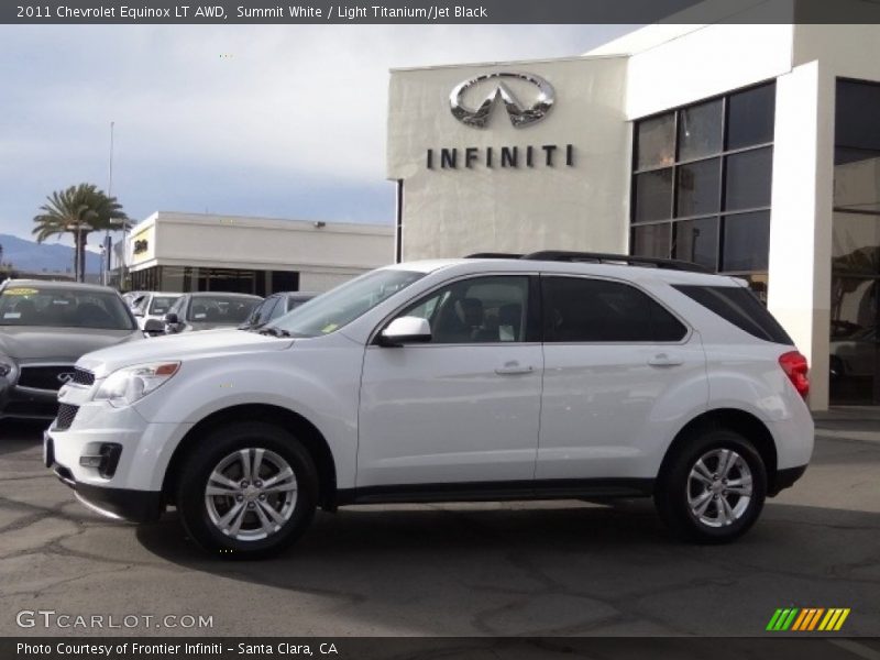 Summit White / Light Titanium/Jet Black 2011 Chevrolet Equinox LT AWD