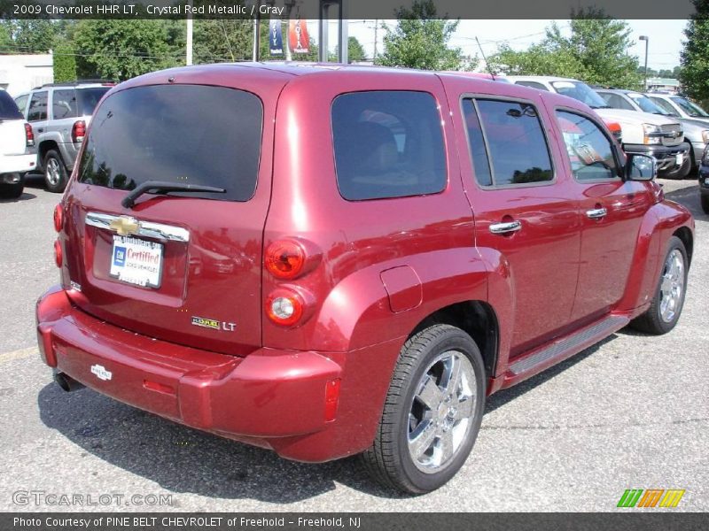 Crystal Red Metallic / Gray 2009 Chevrolet HHR LT