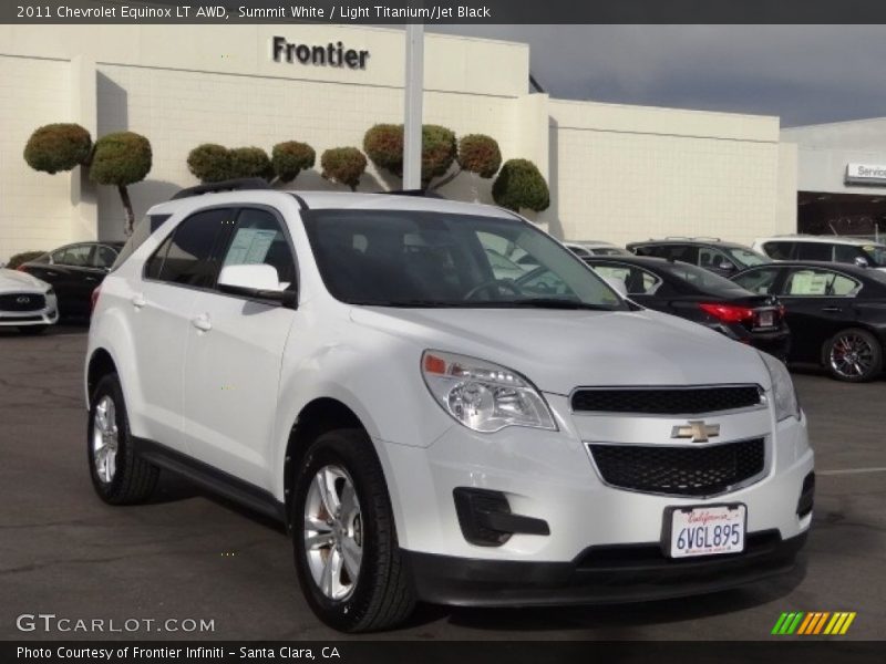 Summit White / Light Titanium/Jet Black 2011 Chevrolet Equinox LT AWD