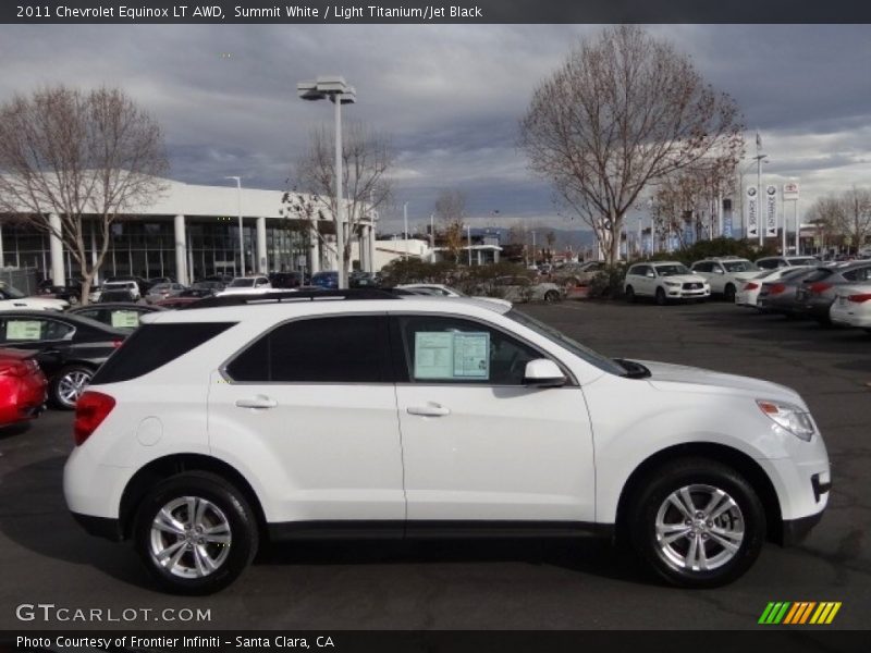 Summit White / Light Titanium/Jet Black 2011 Chevrolet Equinox LT AWD
