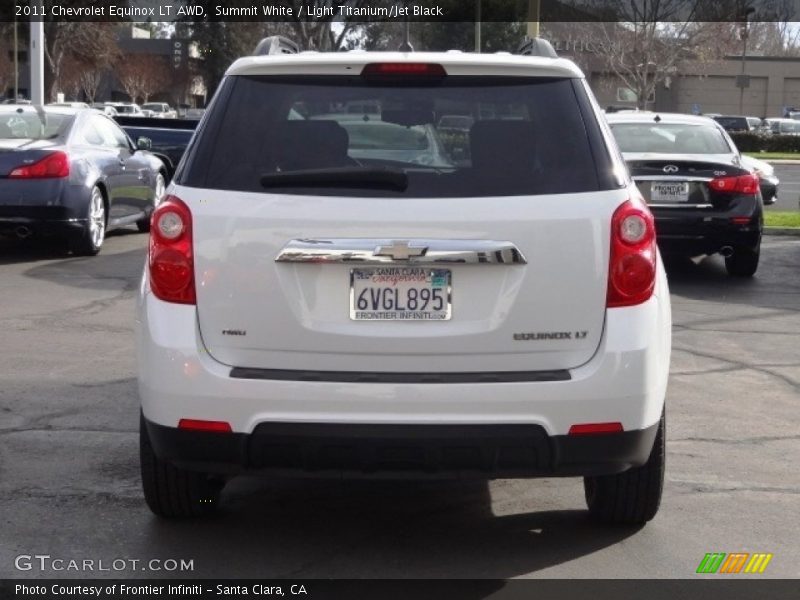 Summit White / Light Titanium/Jet Black 2011 Chevrolet Equinox LT AWD