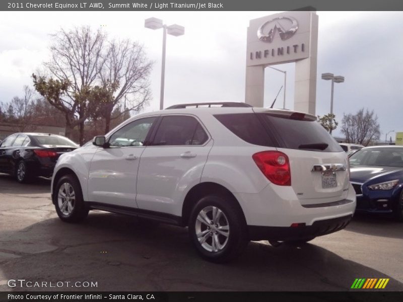 Summit White / Light Titanium/Jet Black 2011 Chevrolet Equinox LT AWD