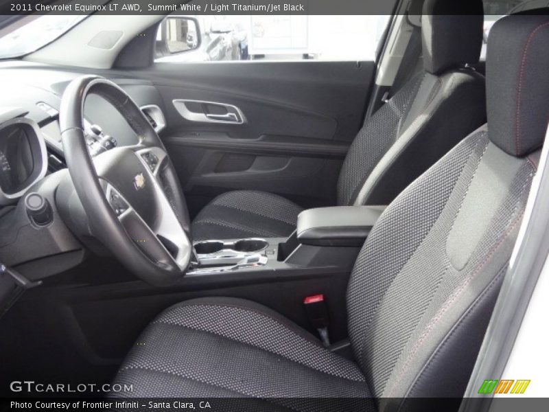 Summit White / Light Titanium/Jet Black 2011 Chevrolet Equinox LT AWD