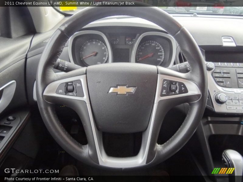 Summit White / Light Titanium/Jet Black 2011 Chevrolet Equinox LT AWD