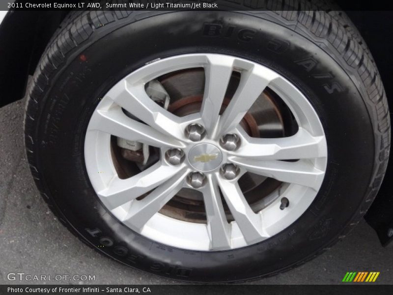 Summit White / Light Titanium/Jet Black 2011 Chevrolet Equinox LT AWD