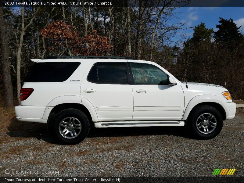 Natural White / Charcoal 2003 Toyota Sequoia Limited 4WD