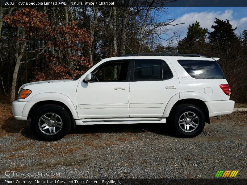 Natural White / Charcoal 2003 Toyota Sequoia Limited 4WD