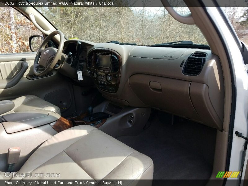 Natural White / Charcoal 2003 Toyota Sequoia Limited 4WD