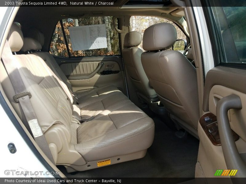 Natural White / Charcoal 2003 Toyota Sequoia Limited 4WD