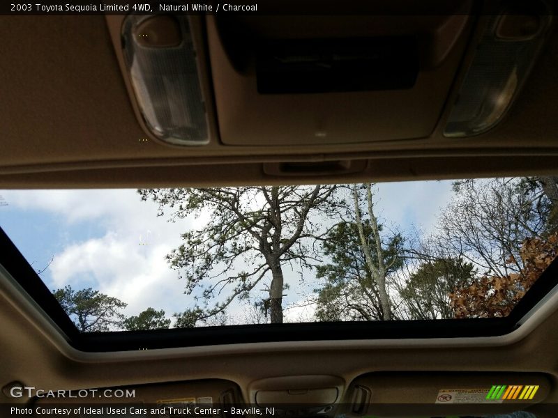 Natural White / Charcoal 2003 Toyota Sequoia Limited 4WD