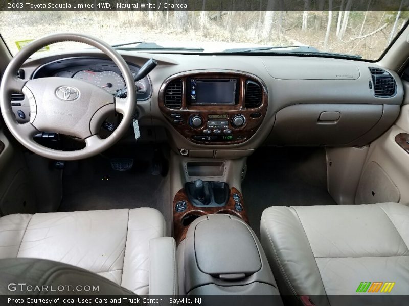 Natural White / Charcoal 2003 Toyota Sequoia Limited 4WD