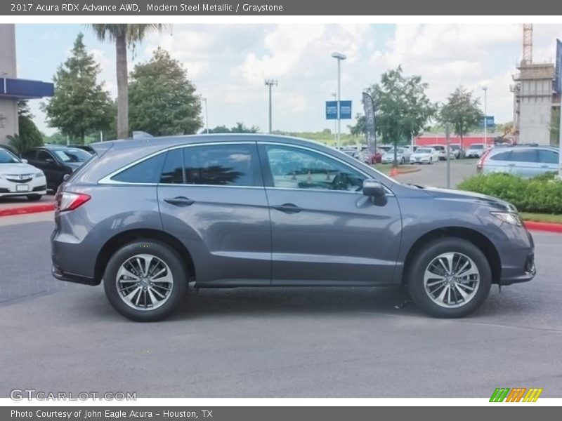 Modern Steel Metallic / Graystone 2017 Acura RDX Advance AWD