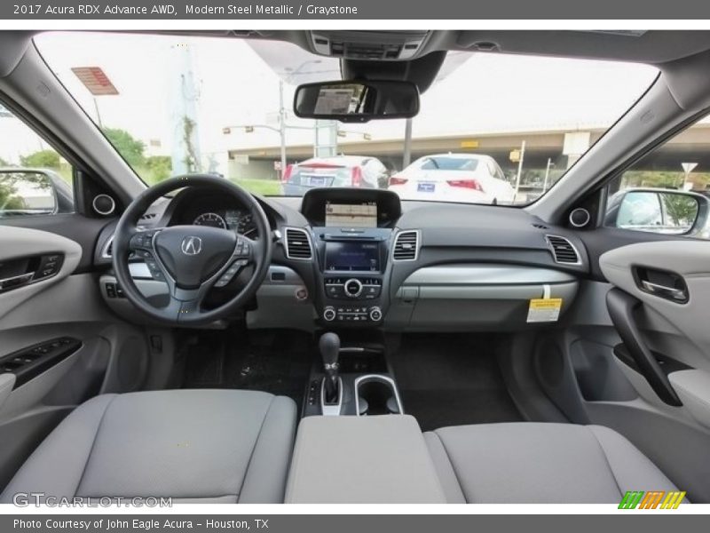 Modern Steel Metallic / Graystone 2017 Acura RDX Advance AWD