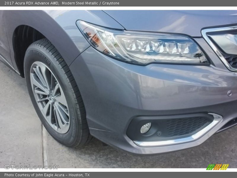Modern Steel Metallic / Graystone 2017 Acura RDX Advance AWD