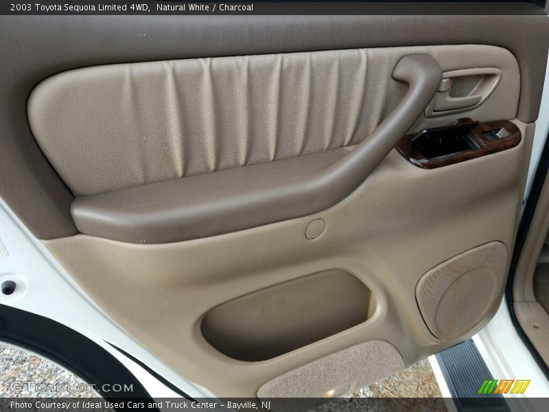 Natural White / Charcoal 2003 Toyota Sequoia Limited 4WD
