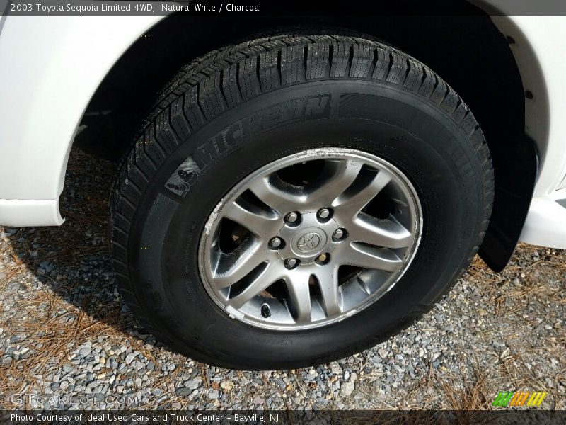 Natural White / Charcoal 2003 Toyota Sequoia Limited 4WD