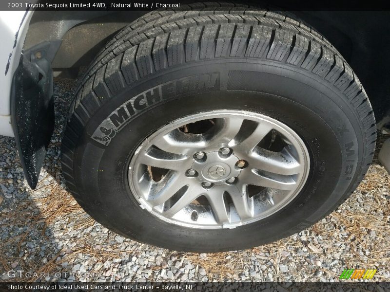 Natural White / Charcoal 2003 Toyota Sequoia Limited 4WD