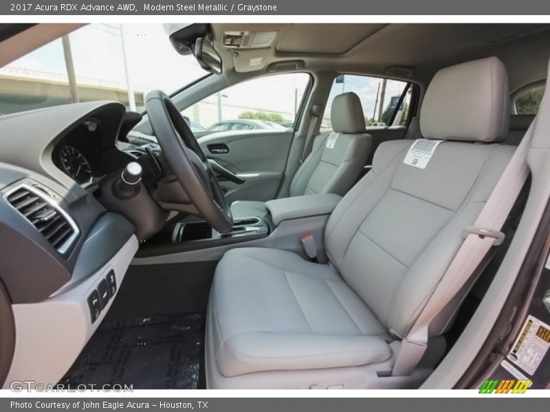 Modern Steel Metallic / Graystone 2017 Acura RDX Advance AWD