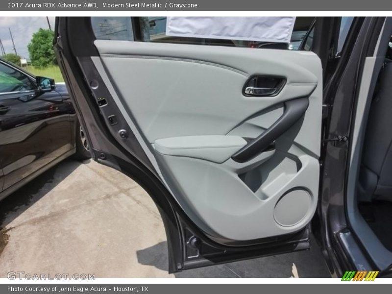 Modern Steel Metallic / Graystone 2017 Acura RDX Advance AWD