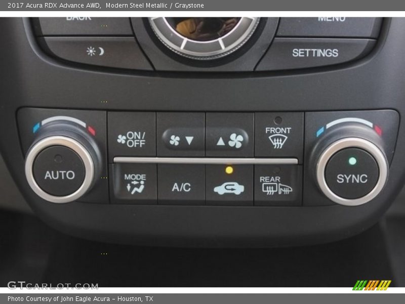 Modern Steel Metallic / Graystone 2017 Acura RDX Advance AWD