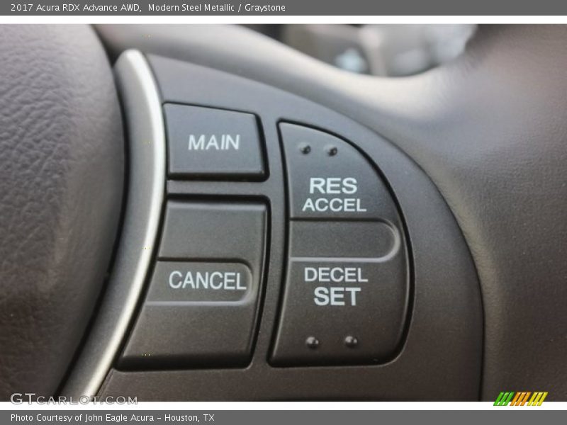 Modern Steel Metallic / Graystone 2017 Acura RDX Advance AWD