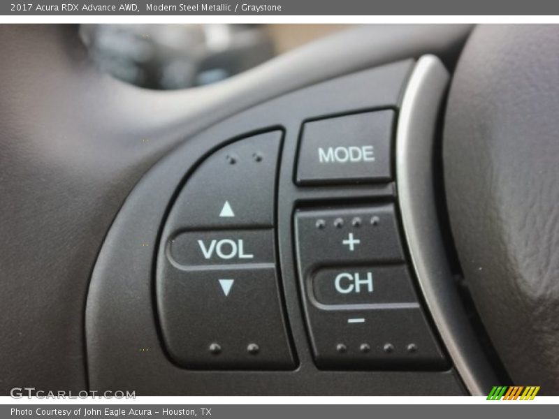 Modern Steel Metallic / Graystone 2017 Acura RDX Advance AWD