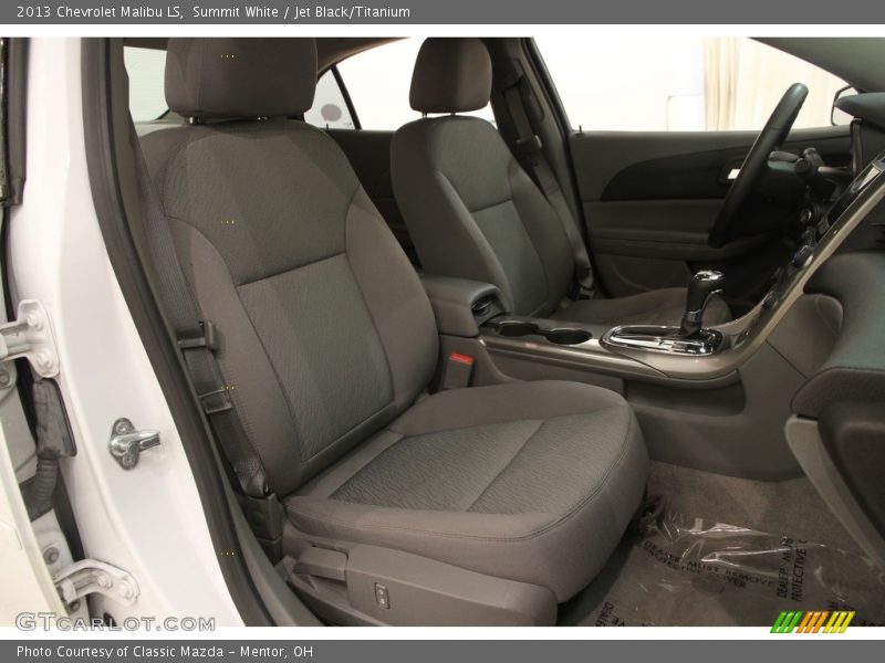 Summit White / Jet Black/Titanium 2013 Chevrolet Malibu LS