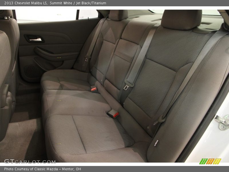 Summit White / Jet Black/Titanium 2013 Chevrolet Malibu LS