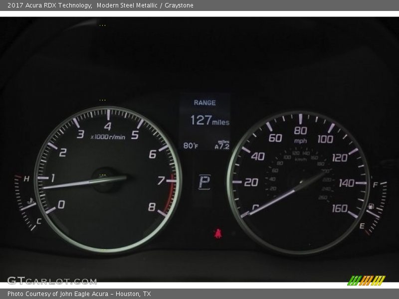 Modern Steel Metallic / Graystone 2017 Acura RDX Technology