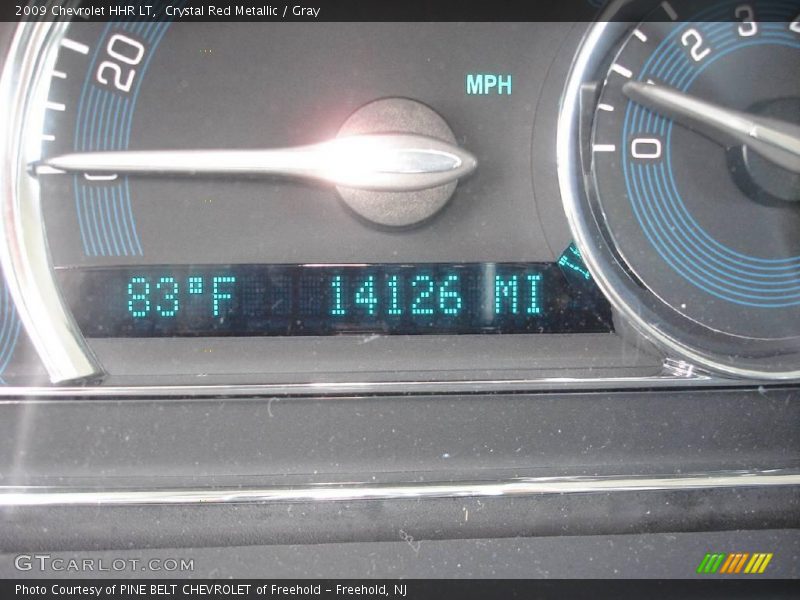 Crystal Red Metallic / Gray 2009 Chevrolet HHR LT