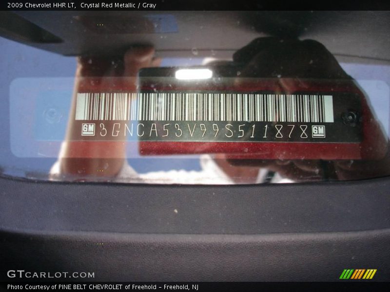 Crystal Red Metallic / Gray 2009 Chevrolet HHR LT